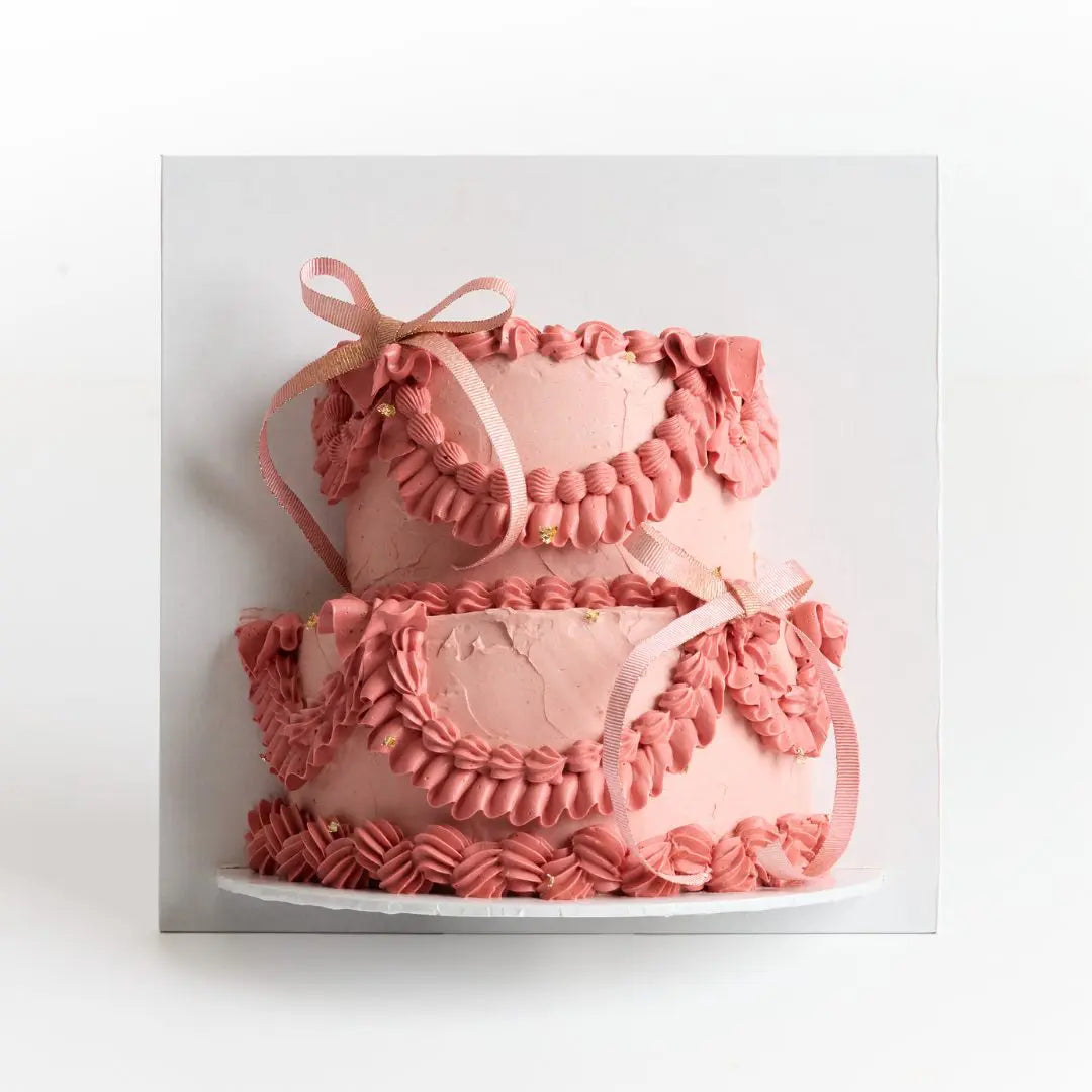 Keto Choc Raspberry Vintage Cake
