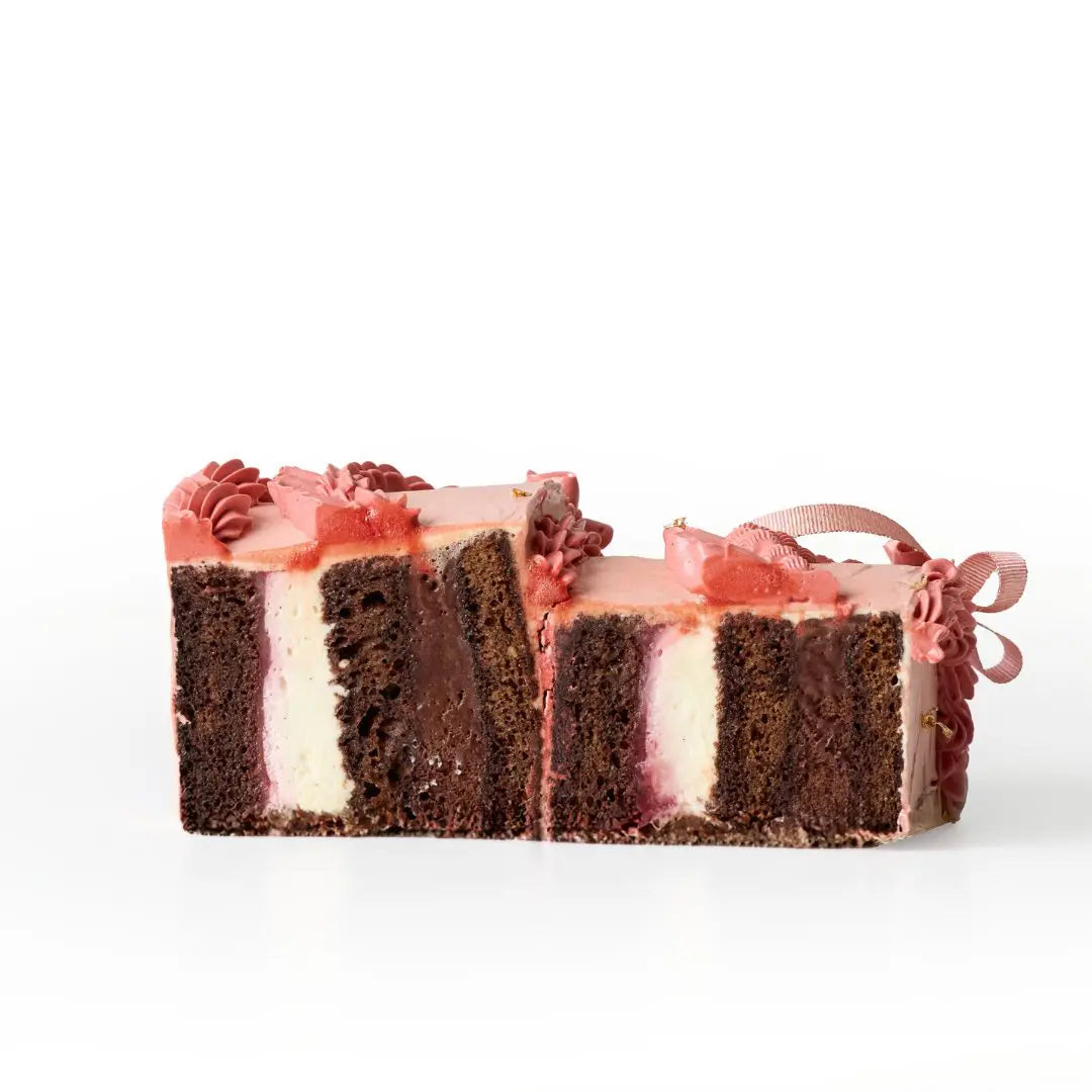 Keto Choc Raspberry Vintage Cake