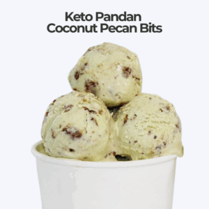 KETO PANDAN COCONUT PECANS BITS ICE CREAM
