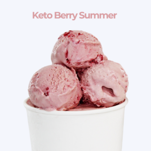 KETO BERRY SUMMER ICE CREAM